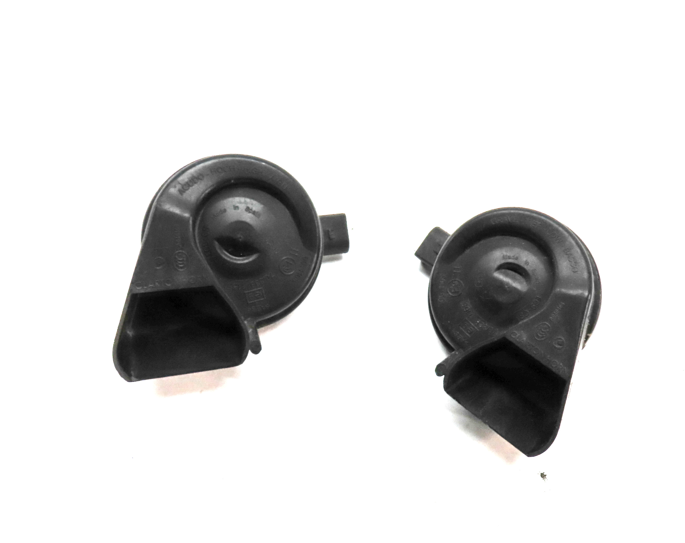 2008-2017 AUDI A4 A5 S4 S5 Q5 (B8 8K 8R 8T) HIGH & LOW TONE SAFETY HORN SET — exact item pictured